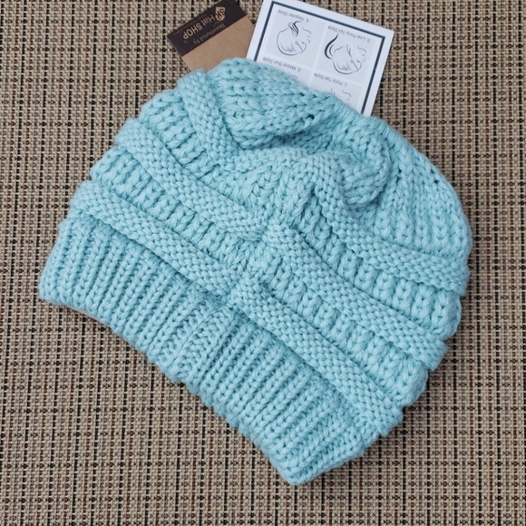 NWT C.C. kids girl knit beanie hat - Picture 2 of 7